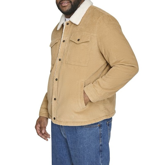 Levi's Men's Tan Sherpa Collar Jacket - Picture 3 of 6